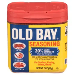 OLD BAY 30% Less Sodium Seasoning, 2.0 oz
