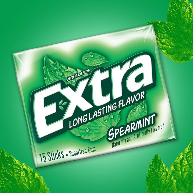 slide 3 of 9, Extra Spearmint Sugar-Free Gum Value Pack - 120ct, 120 ct