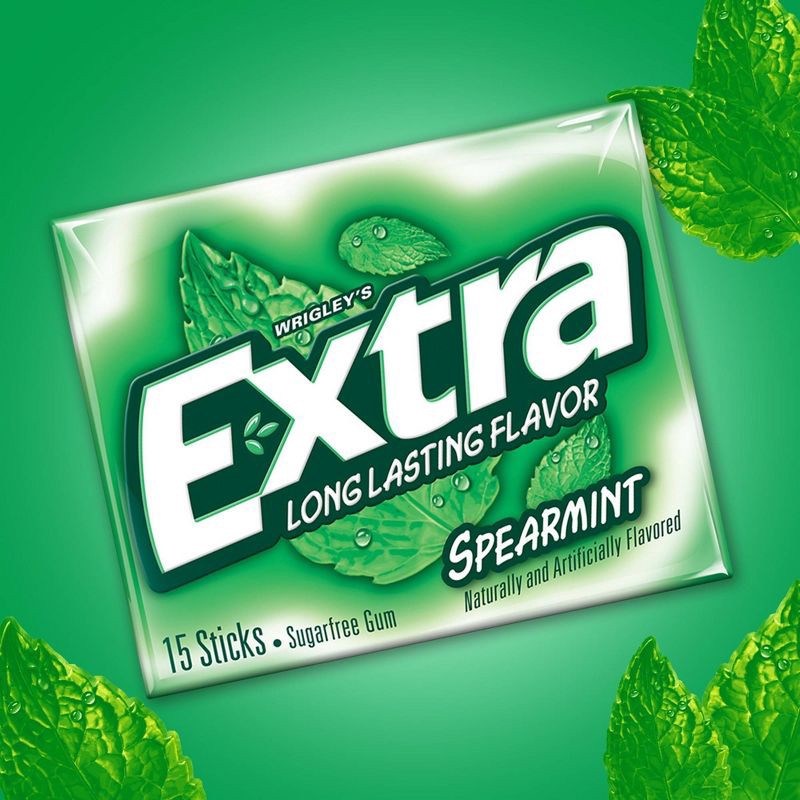 slide 5 of 11, Extra Spearmint Sugar-Free Gum Value Pack - 120ct, 120 ct