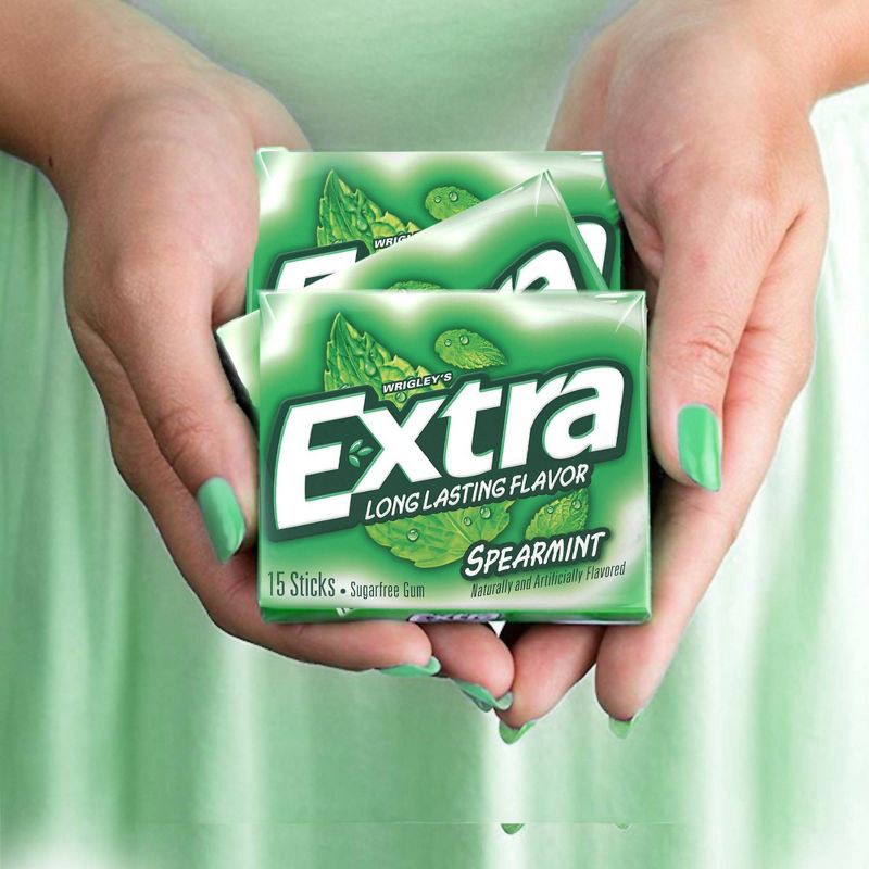 slide 6 of 11, Extra Spearmint Sugar-Free Gum Value Pack - 120ct, 120 ct