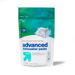 Fresh Scent Advanced Dishwasher Detergent Packs - 14.6oz/23ct - up & up