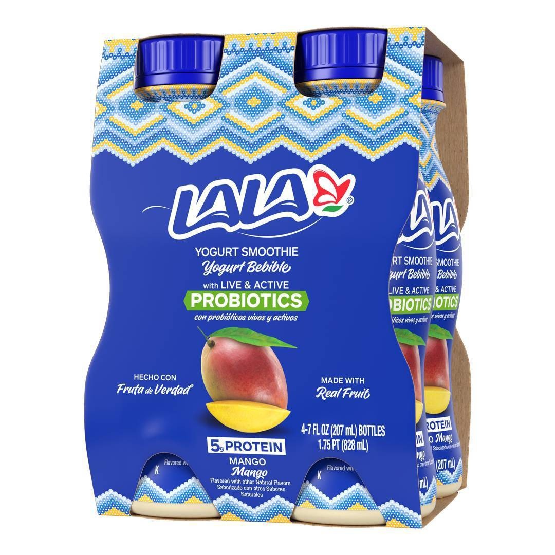 slide 1 of 4, LALA Tropical Mango Probiotic Yogurt Drink - 4ct/7 fl oz, 4 ct, 7 fl oz