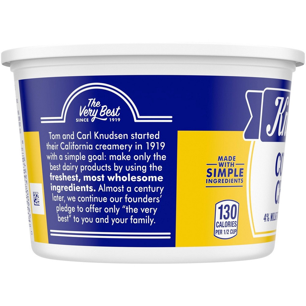 slide 4 of 7, Knudsen 4% Small Curd Cottage Cheese - 16oz, 16 oz