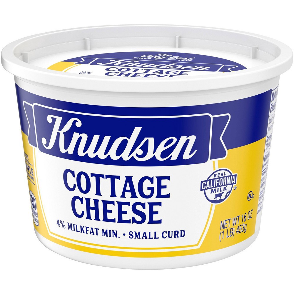 slide 7 of 7, Knudsen 4% Small Curd Cottage Cheese - 16oz, 16 oz