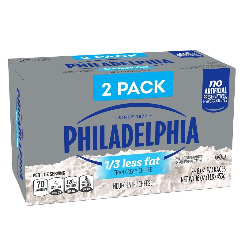 slide 4 of 10, Philadelphia Neufchatel Cheese - 16oz, 16 oz