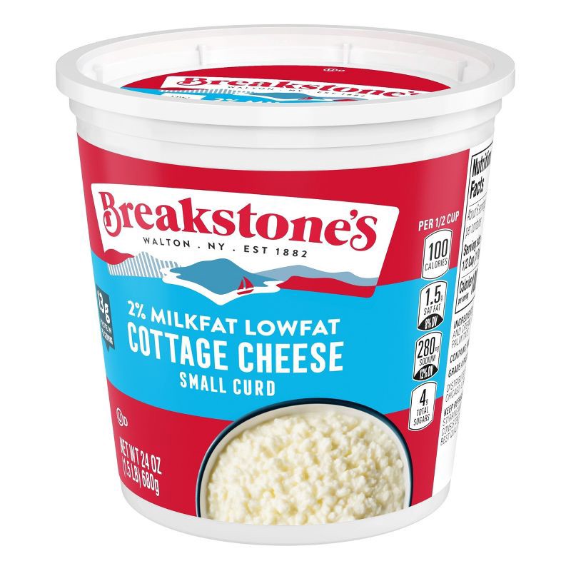 slide 6 of 11, Breakstone's Low Fat Cottage Cheese - 24oz, 24 oz