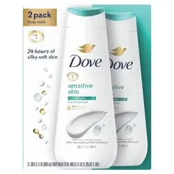 Dove Beauty Dove Sensitive Skin Hypoallergenic Body Wash - 20 fl oz/2pk