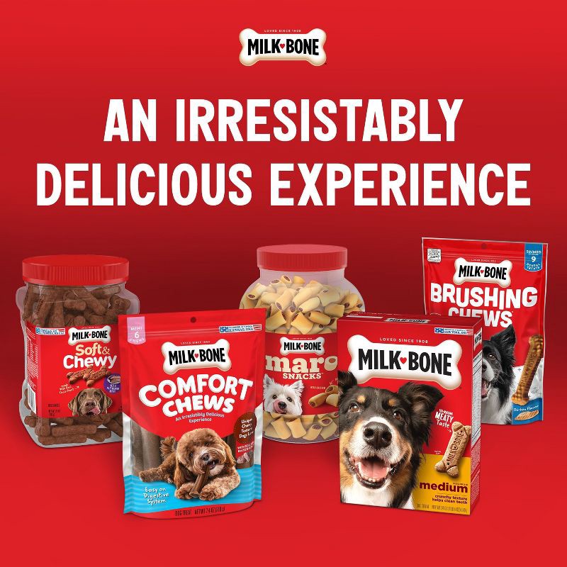 slide 4 of 4, Milk-Bone Original Mini Dog Treats Biscuits with Beef, Chicken & Bacon Flavor Snacks - 36oz, 36 oz