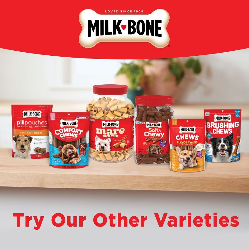 slide 4 of 4, Milk-Bone Original Mini Dog Treats Biscuits with Beef, Chicken & Bacon Flavor Snacks - 36oz, 36 oz