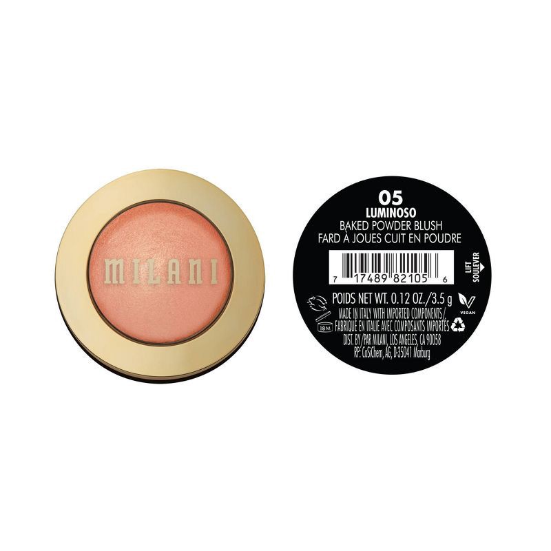 slide 4 of 6, Milani Baked Blush - Luminoso 05 - 0.12oz, 05 x 0.12 oz