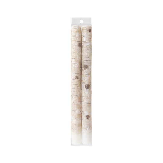 slide 1 of 3, 10" Birch Taper Candles, 2ct. By Ashland, 2 ct