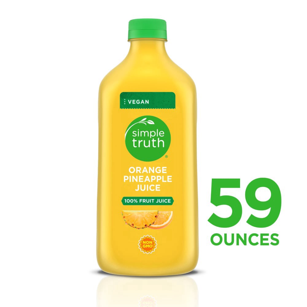 slide 1 of 3, Simple Truth Orange Pineapple Juice, 59 fl oz