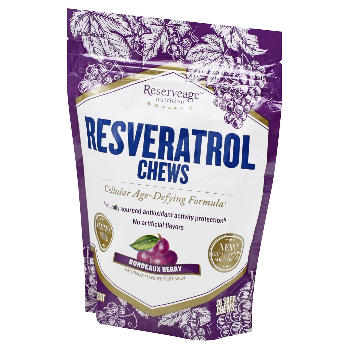 slide 8 of 12, Reserveage Nutrition Reserveage Reservatrol Chews, 30 ct