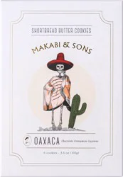 Makabi & Sons Oaxaca Chocolate, Cinnamon, and Cayenne Shortbread Butter Cookies