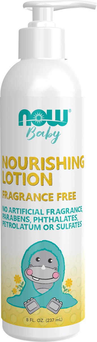 slide 5 of 7, NOW Nourishing Baby Lotion, Fragrance Free - 8 fl. oz., 8 fl oz