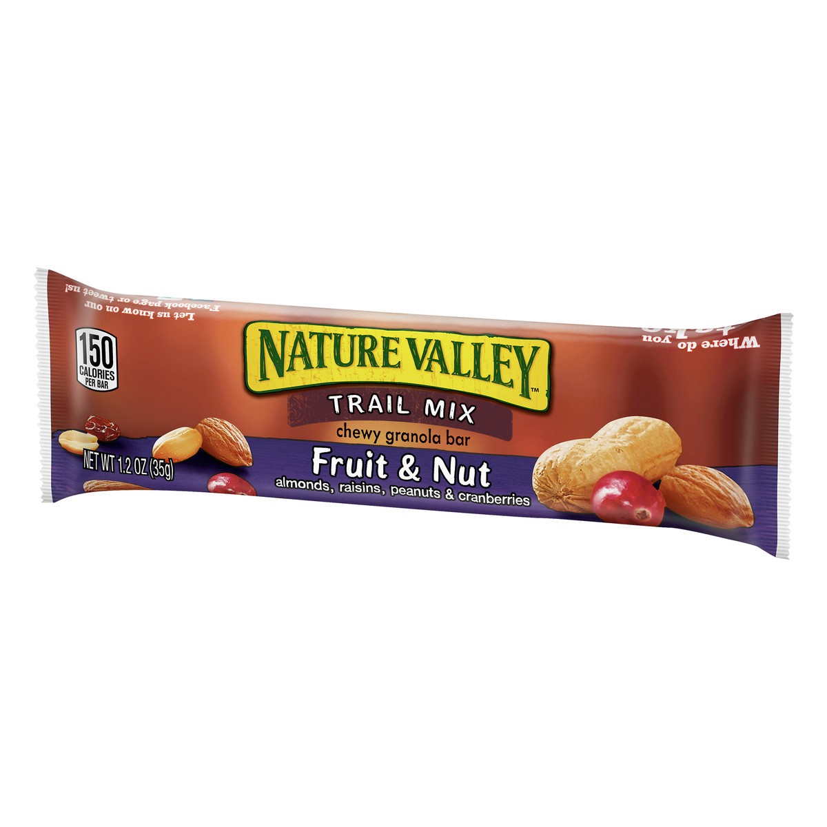 slide 4 of 9, Nature Valley Trail Mix Fruit & Nut Chewy Granola Bar 1.2 oz, 1.2 oz