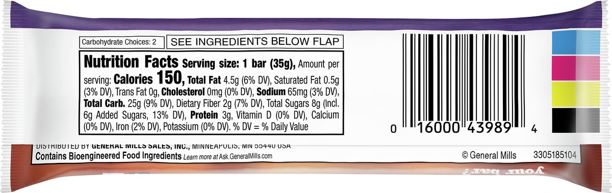 slide 6 of 9, Nature Valley Trail Mix Fruit & Nut Chewy Granola Bar 1.2 oz, 1.2 oz