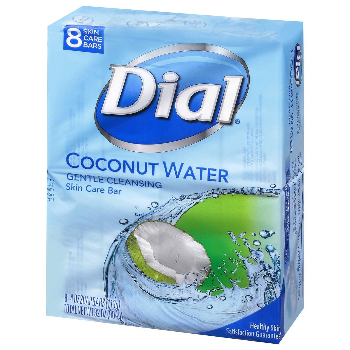 slide 4 of 12, Dial Coconut Water Glycerin Bar Soap 8Pk, 32 oz