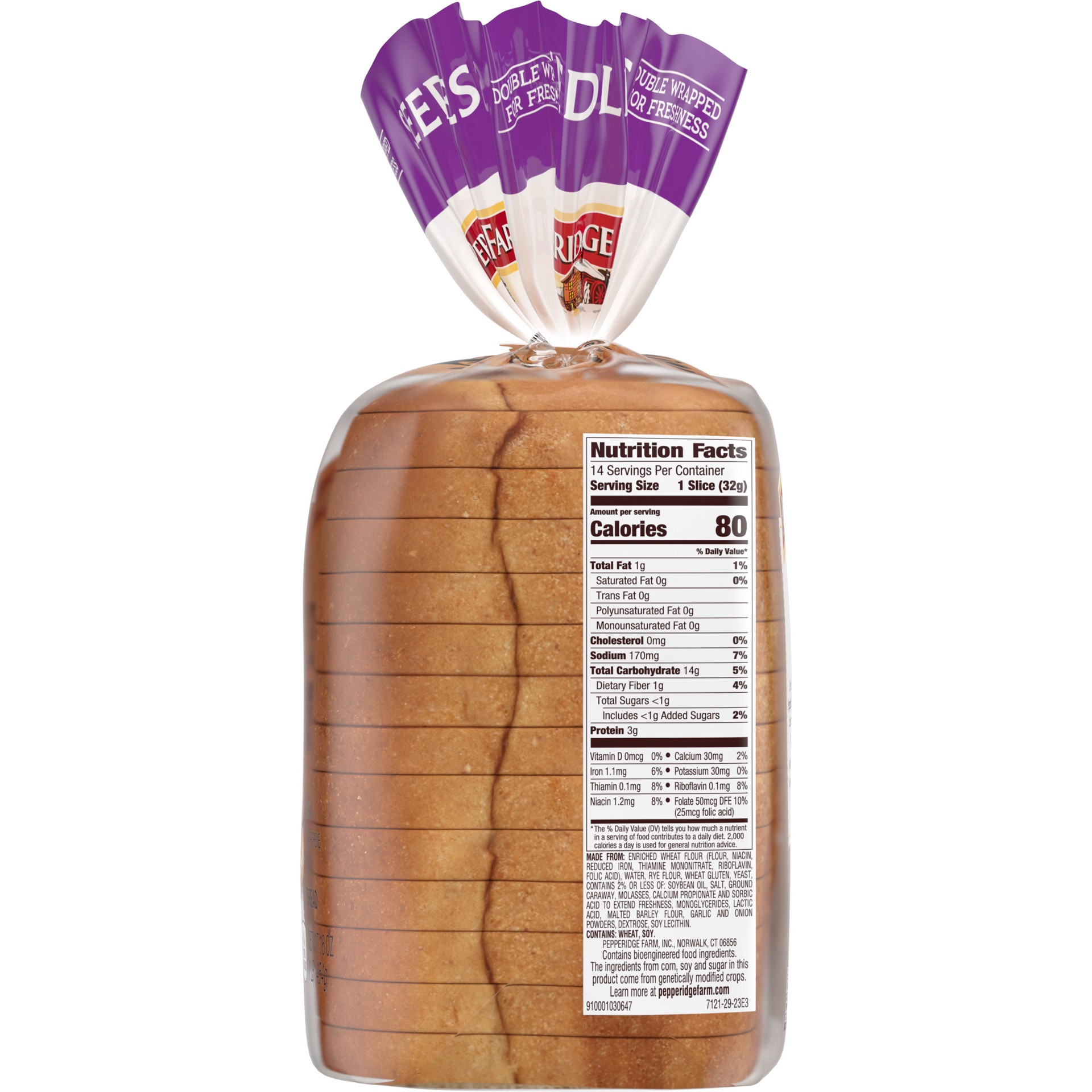 slide 2 of 5, Pepperidge Farm Jewish Rye Seedless Bread - 16oz, 16 oz
