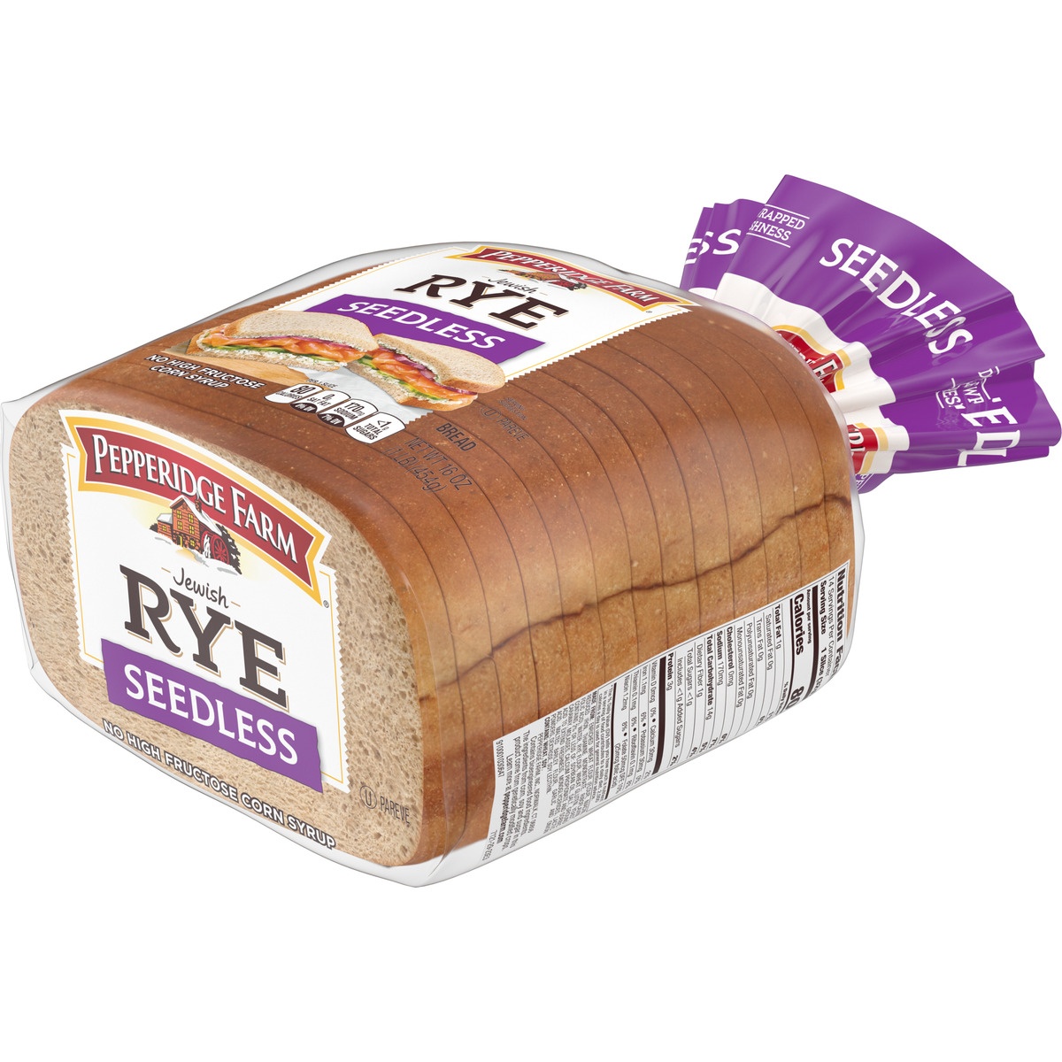 slide 3 of 11, Pepperidge Farm Seedless Jewish Rye Bread, 16 oz