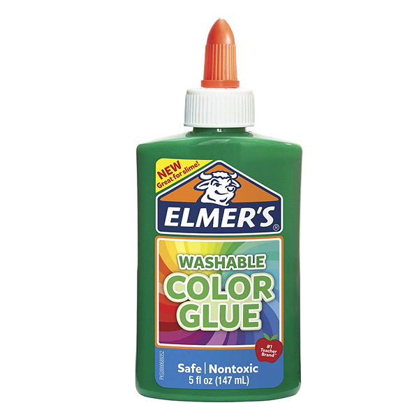 slide 1 of 1, Elmer's Opaque Colored Glue Green, 5 oz