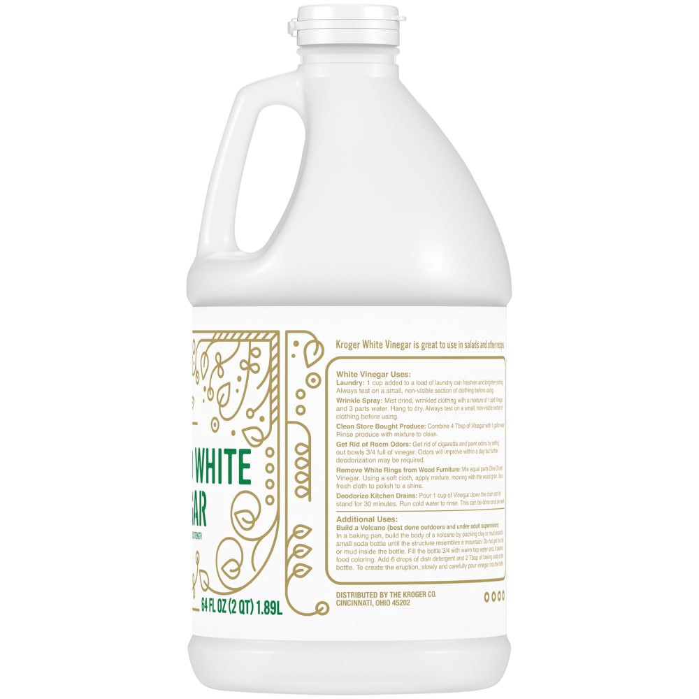 slide 3 of 3, Kroger Distilled White Vinegar, 64 fl oz