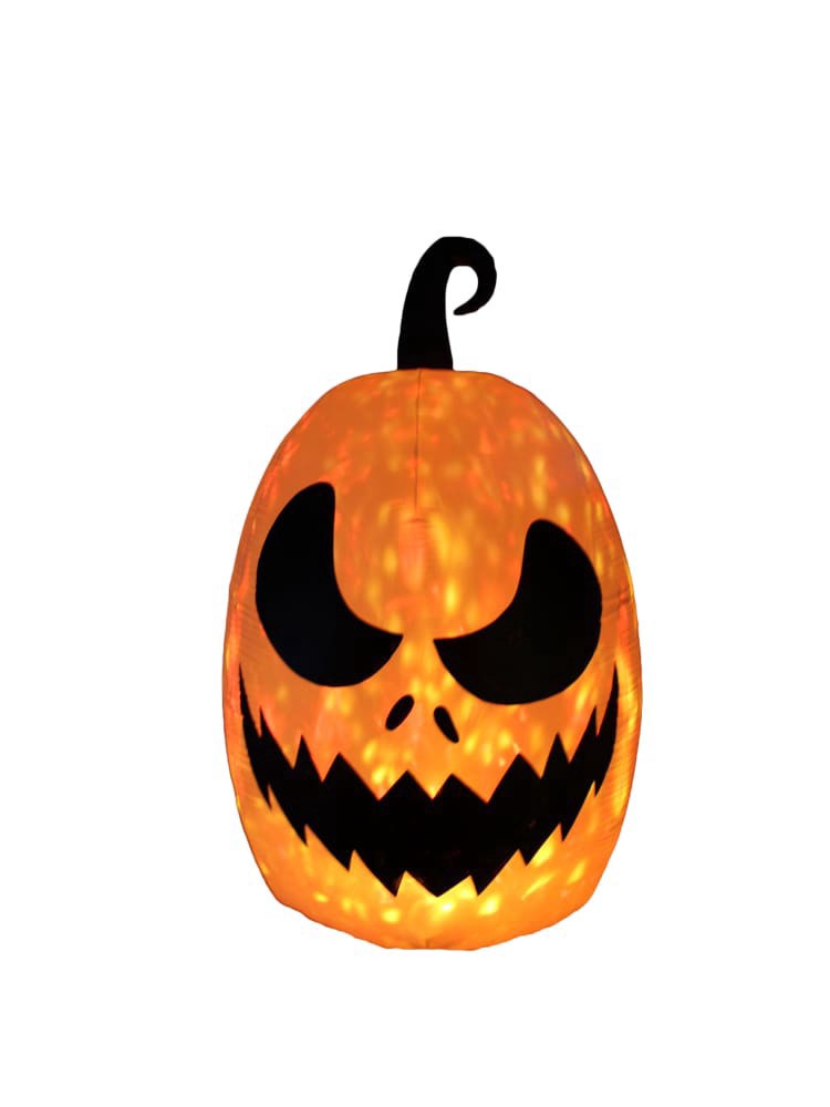 slide 1 of 1, A Holiday Company Inferno Pumpkin Inflatable, 5 ft