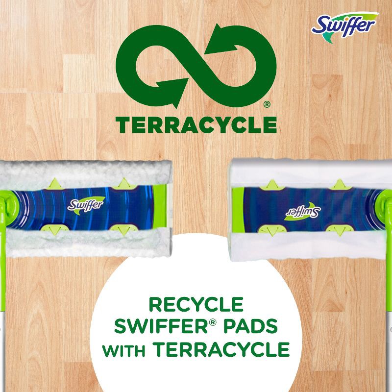 slide 12 of 14, Swiffer Sweeper Dry + Wet XL Sweeping Kit (1 Sweeper, 8 Dry Cloths, 2 Wet Cloths), 1 ct