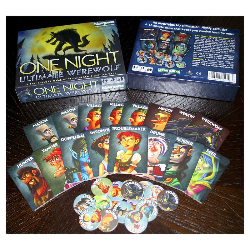 slide 6 of 6, Bezier Games One Night Ultimate Werewolf Game, 1 ct