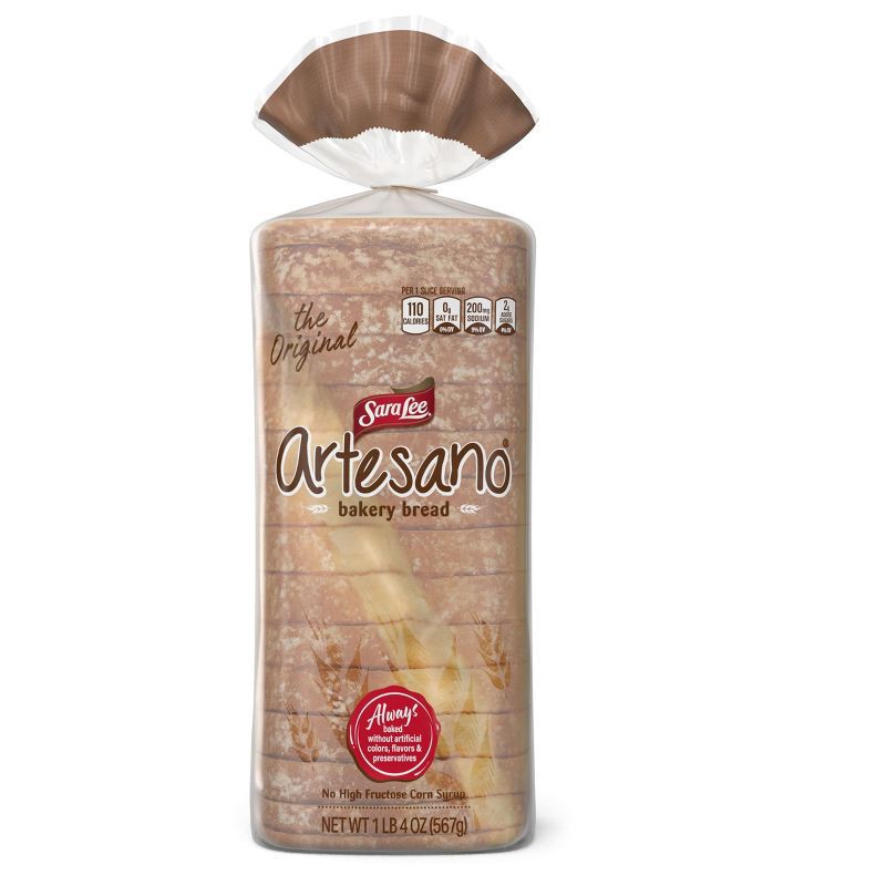 slide 8 of 11, Sara Lee Artesano Bread - 20oz, 20 oz
