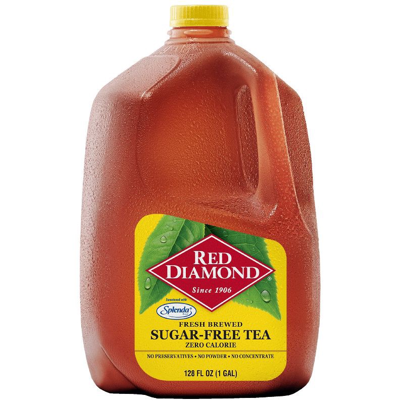slide 1 of 9, Red Diamond Sugar-Free Tea - 128 fl oz, 128 fl oz