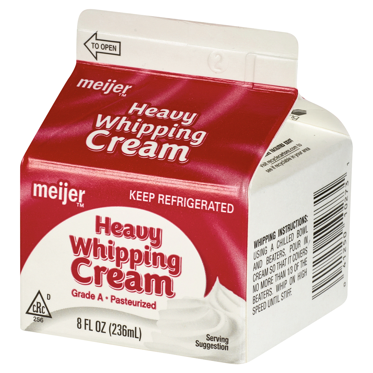 slide 3 of 6, Meijer Whipping Cream, 8 fl oz