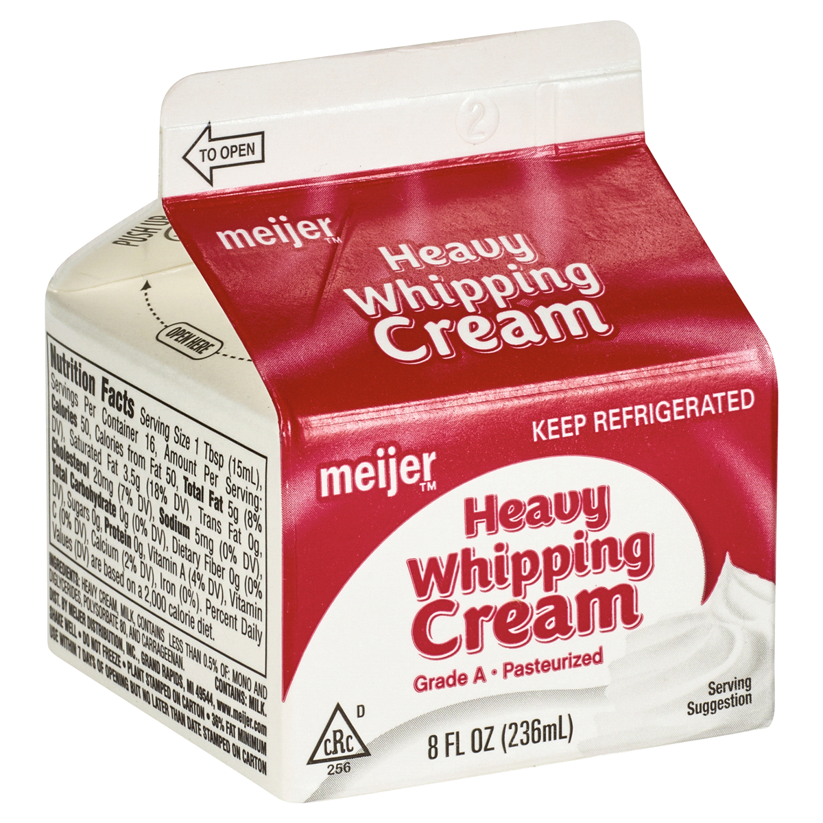 slide 4 of 6, Meijer Whipping Cream, 8 fl oz