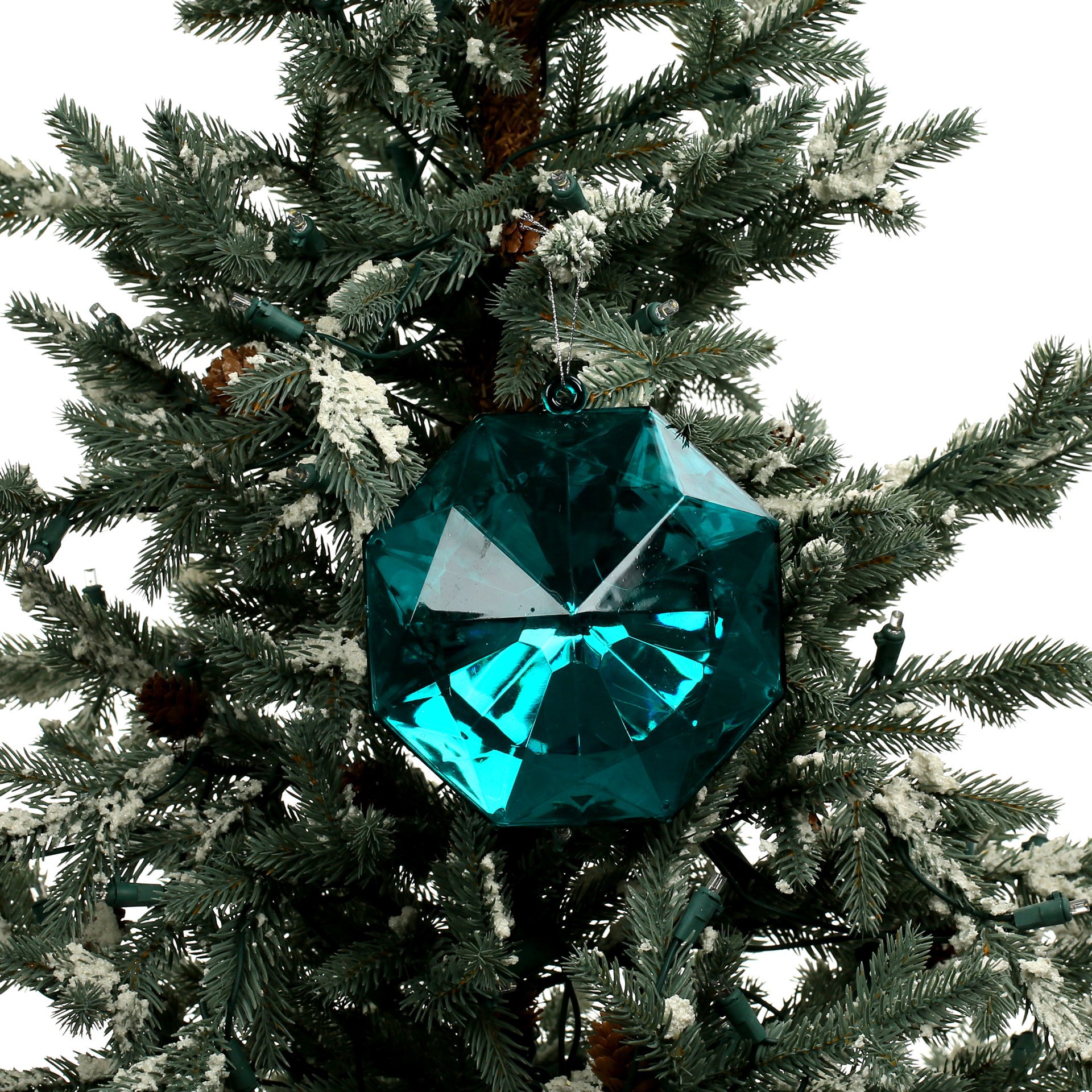 slide 3 of 3, 6" Faceted Round Gem Ornament By Ashland, 6 in