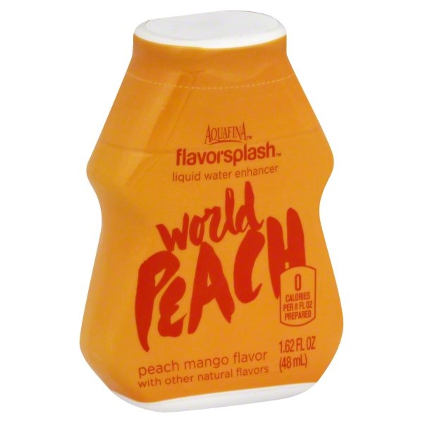 slide 1 of 3, Aquafina Flavorsplash Liquid Water Enhancer Peach Mango - 1.62 fl oz, 1.62 fl oz