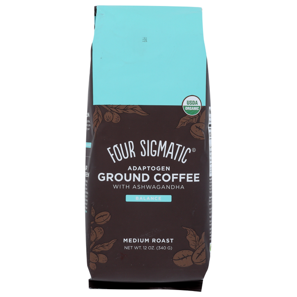 slide 1 of 1, Four Sigmatic Adaptogen Ground Coffee, 12 oz