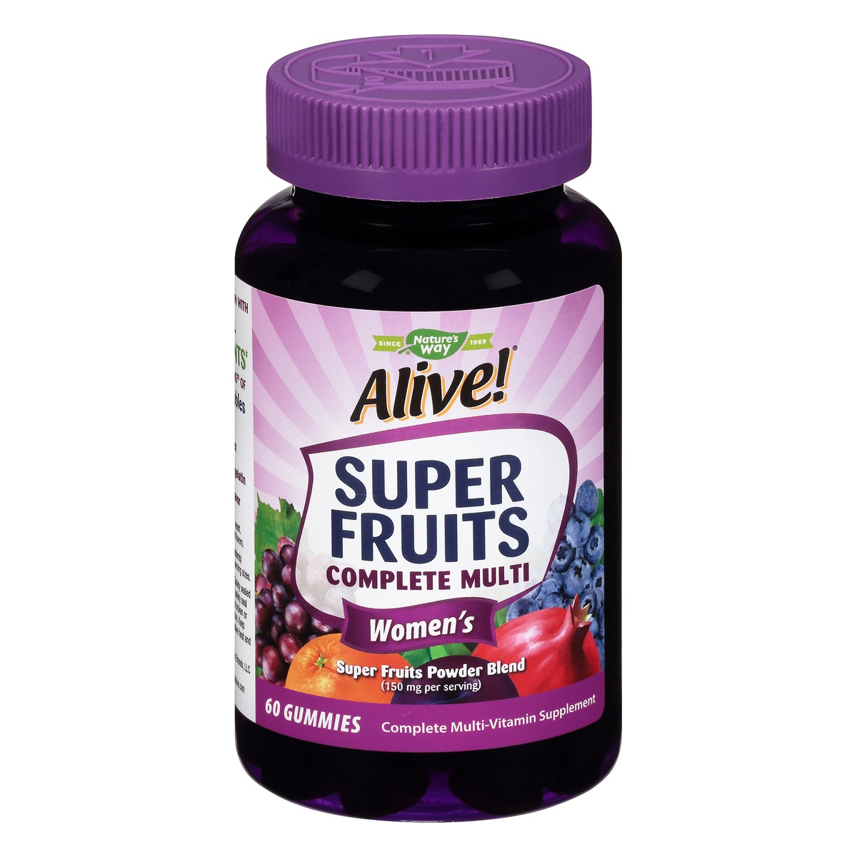 slide 1 of 1, Nature's Way Complete Multi, Super Fruits Power Blend, Women's, Gummies, 60 ct