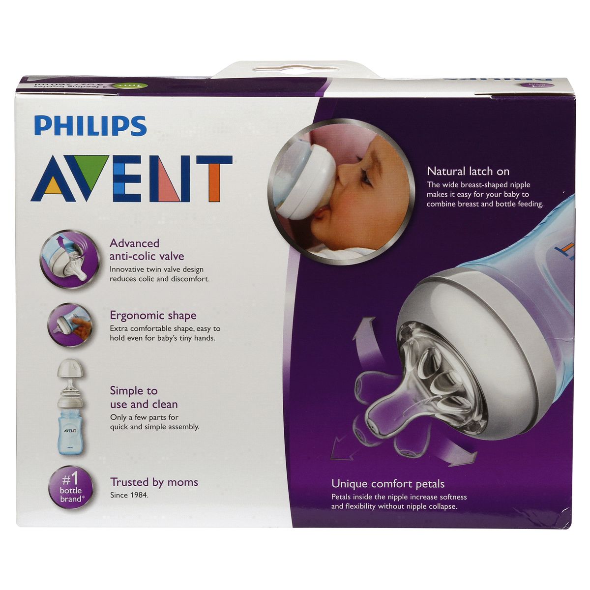 slide 6 of 6, Avent Bottles 3 ea, 3 ct