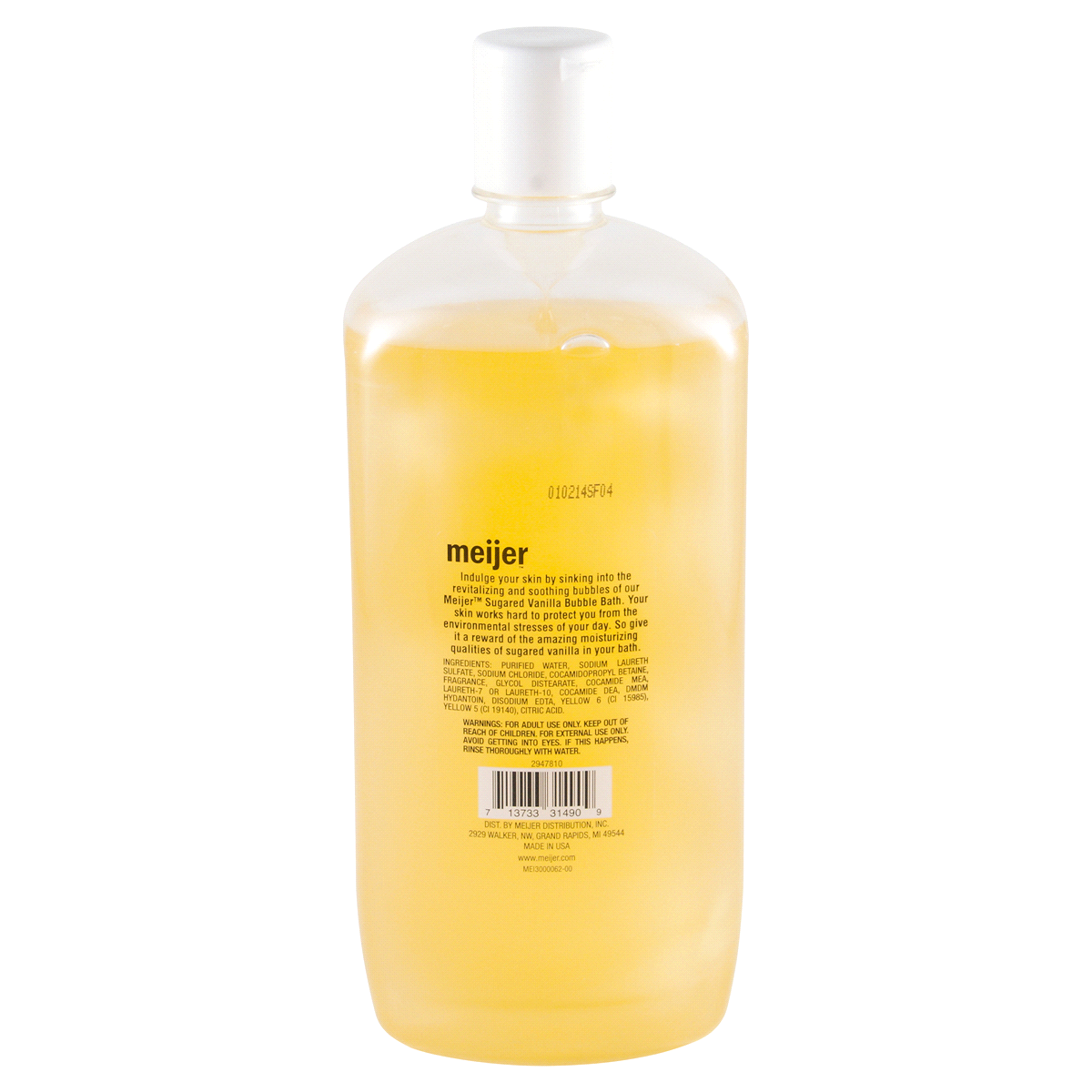 slide 2 of 2, Meijer Bubble Bath, Sugared Vanilla, 32 oz