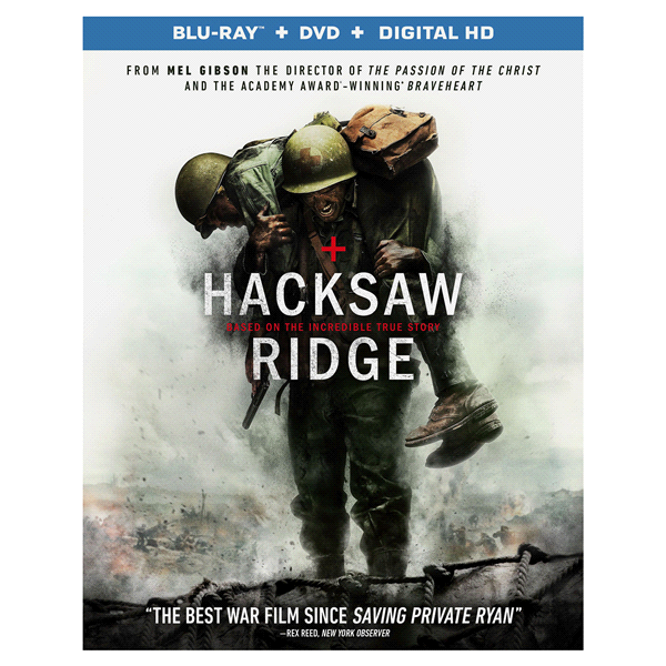 slide 1 of 1, Hacksaw Ridge (Blu-ray + DVD + Digital), 1 ct