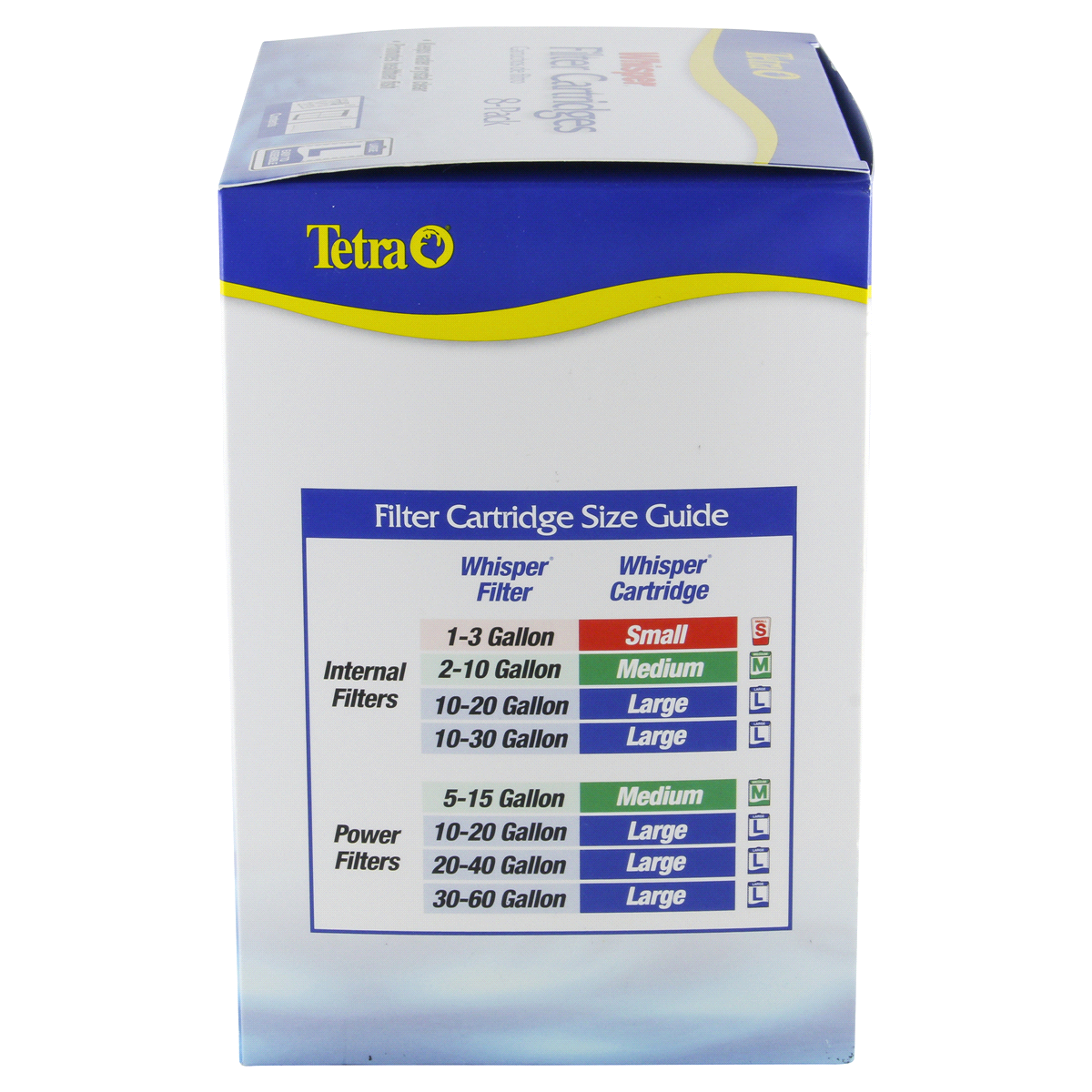 slide 3 of 6, Tetra Whisper Filter Cartridge, Large, 8 ct