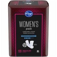 slide 1 of 3, Kroger Women's Bladder Control Moderate Absorbency Pads, 66 ct