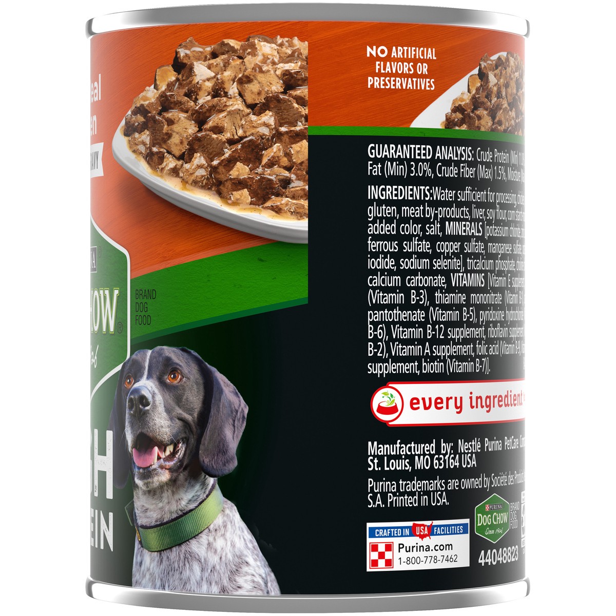 slide 6 of 7, Dog Chow Purina Dog Chow High Protein Gravy Wet Dog Food, High Protein With Real Chicken, 13 oz