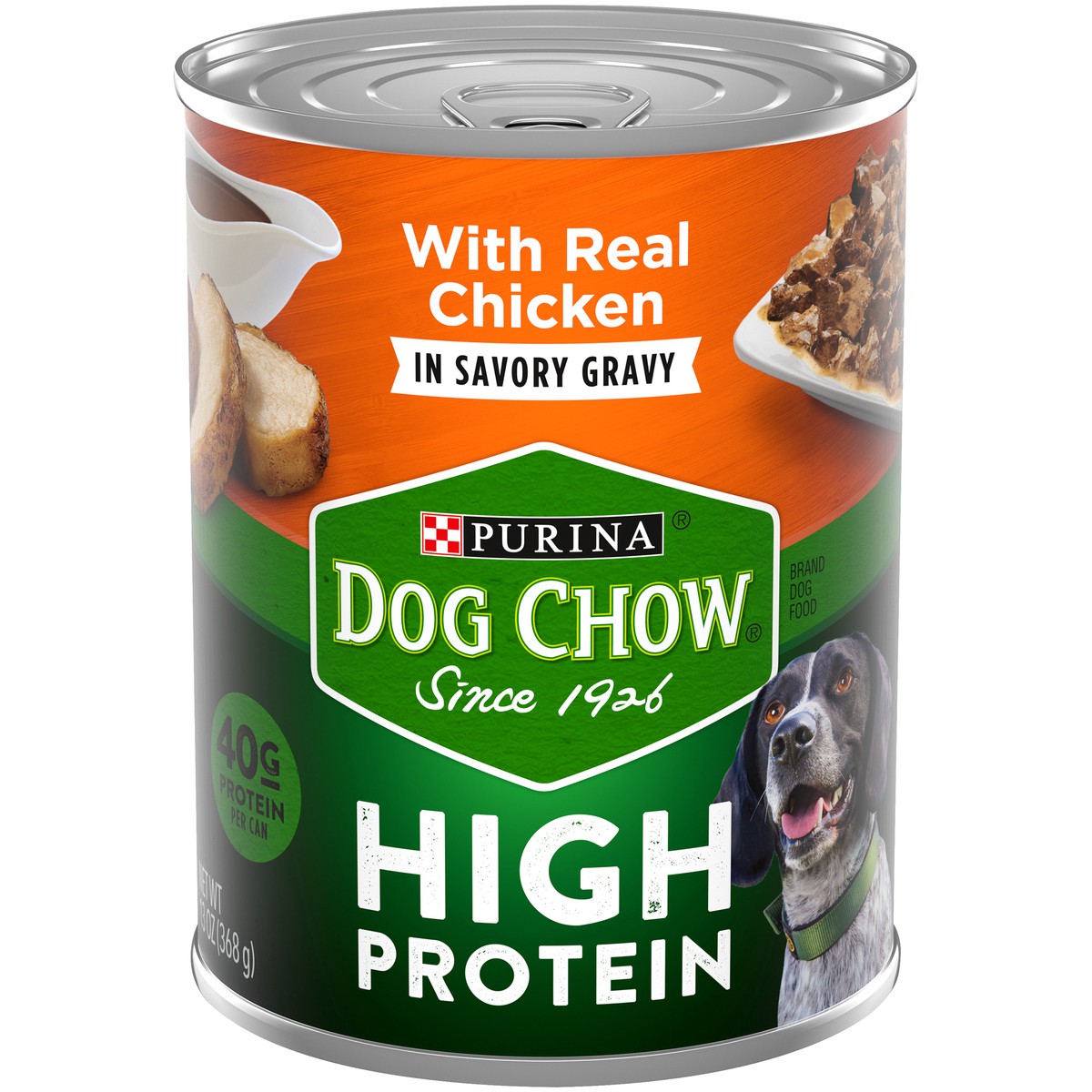 slide 1 of 7, Dog Chow Purina Dog Chow High Protein Gravy Wet Dog Food, High Protein With Real Chicken, 13 oz