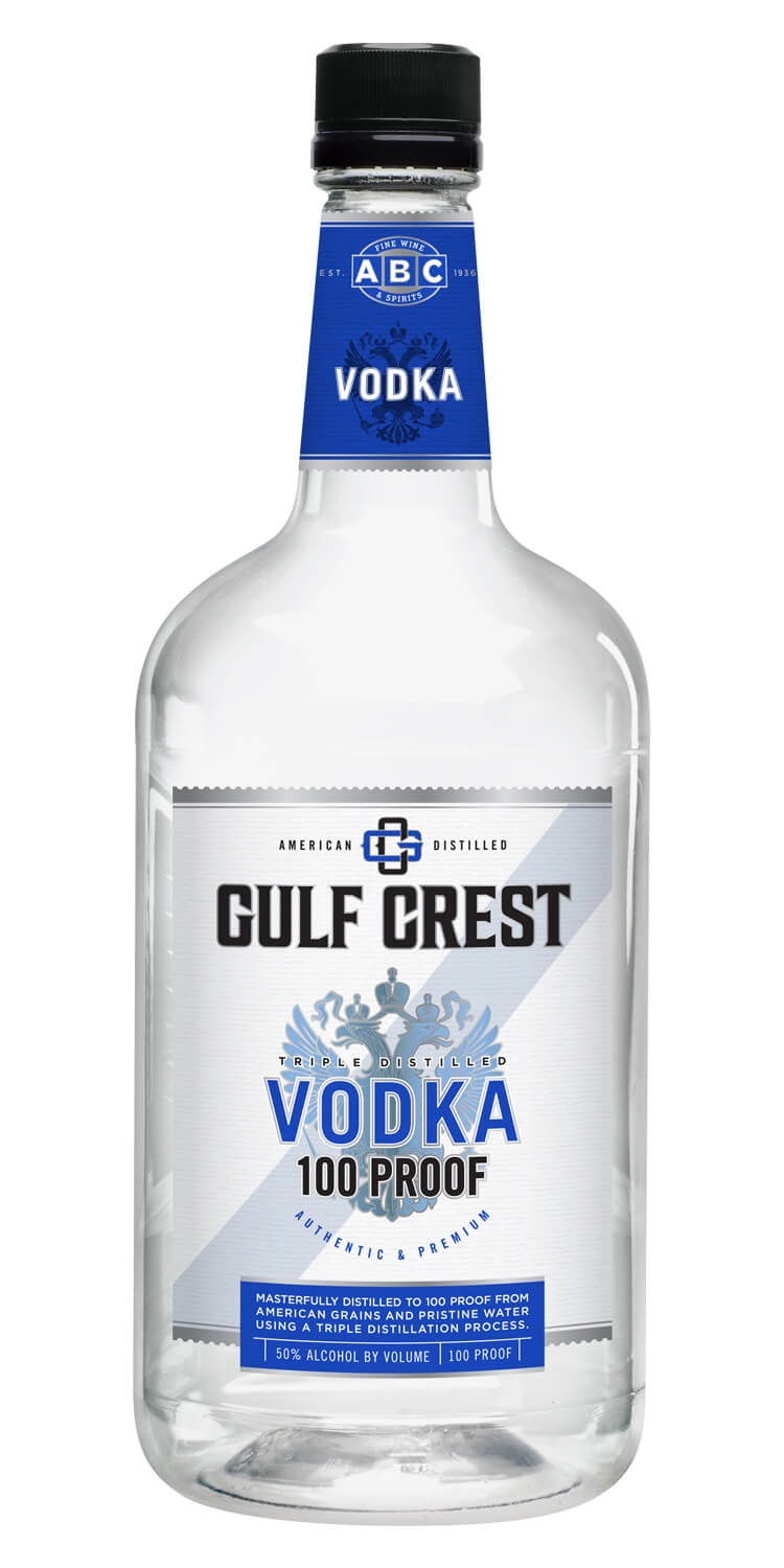 slide 1 of 1, ABC Gulf Crest 100 Proof Vodka, 1.75 liter