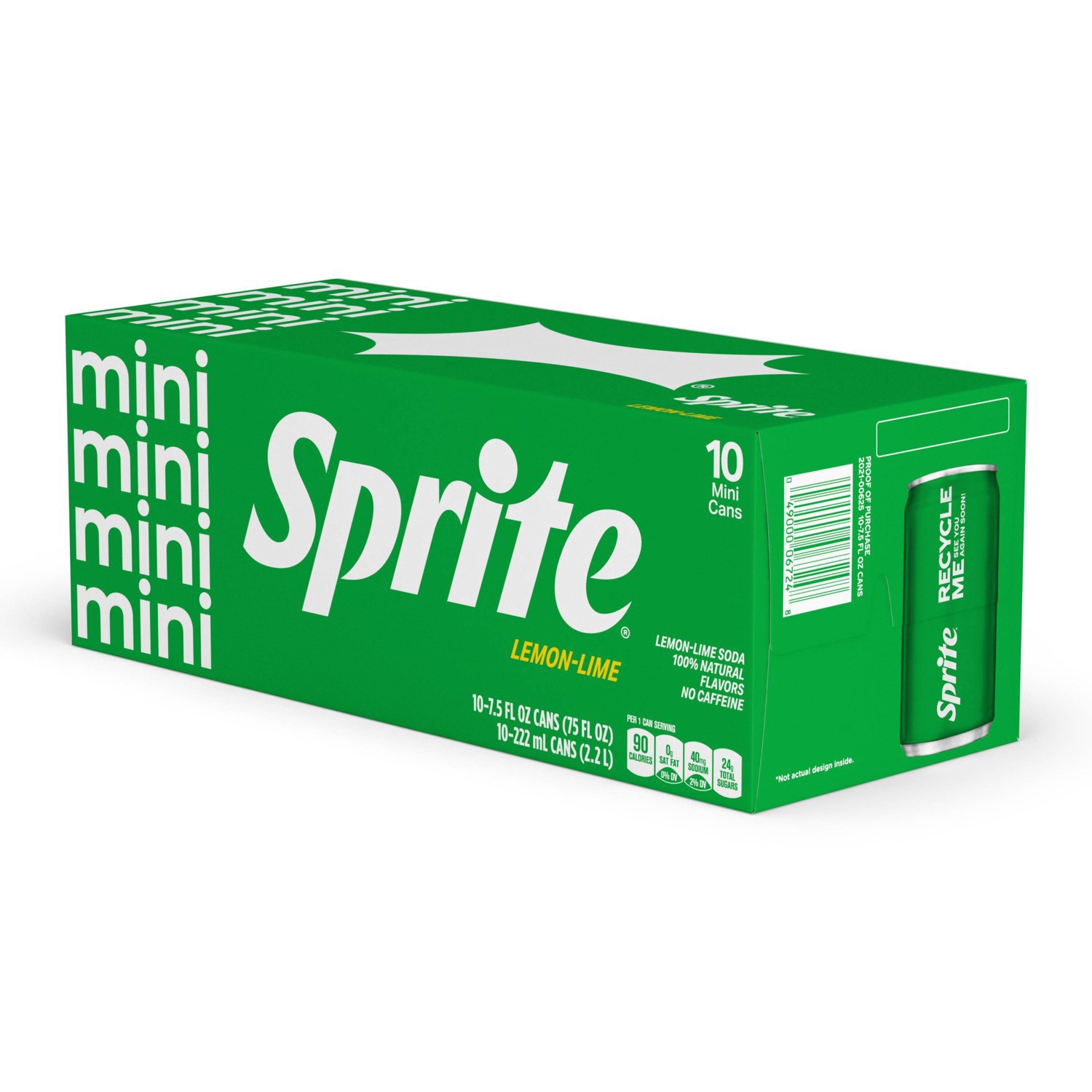 slide 17 of 91, Sprite Lemon Lime Soda Soft Drinks, 7.5 fl oz, 10 Pack, 