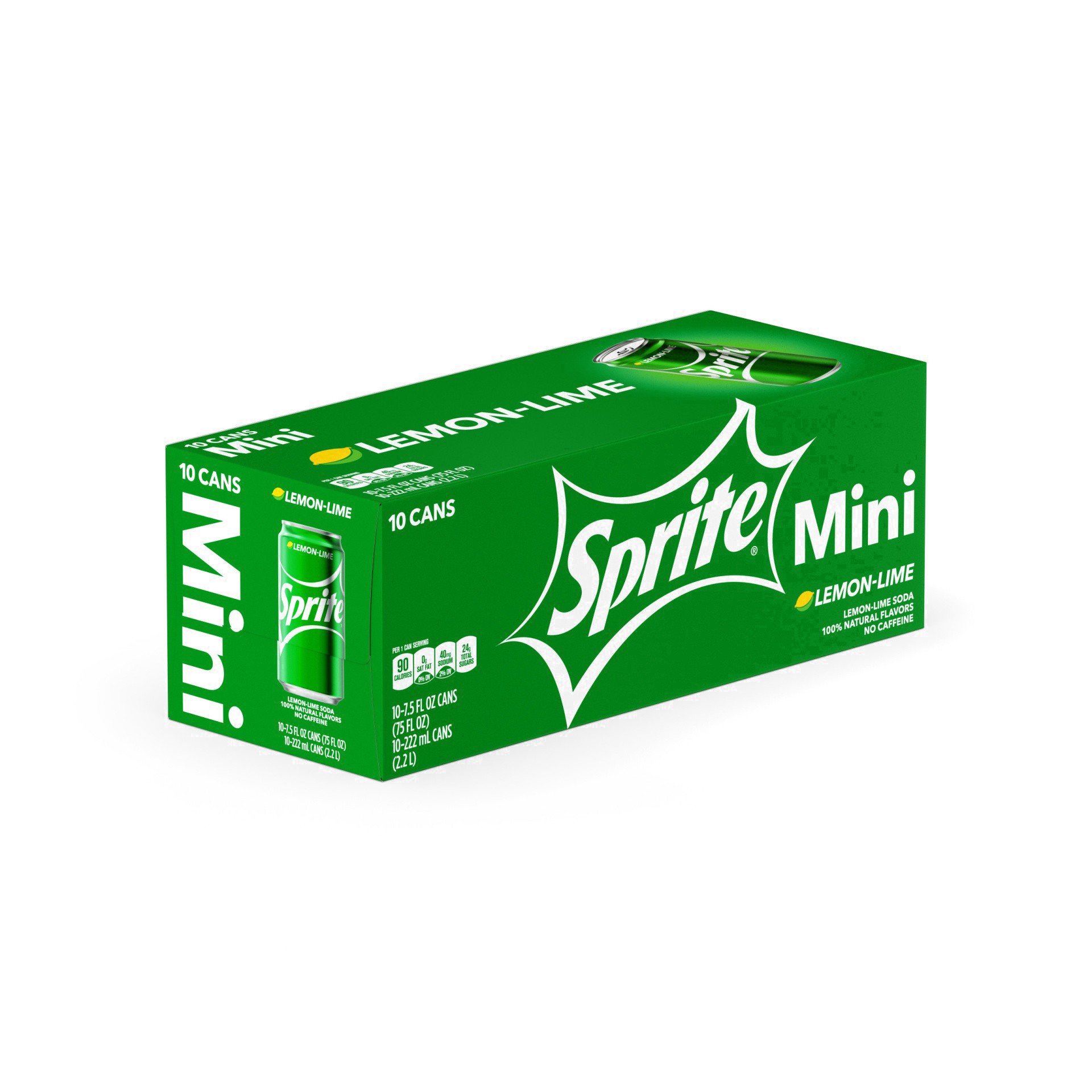 slide 77 of 91, Sprite Lemon Lime Soda Soft Drinks, 7.5 fl oz, 10 Pack, 