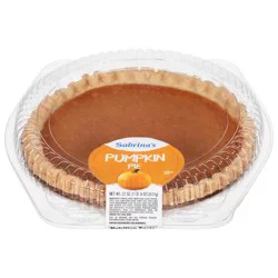 Sabrina's Pumpkin Pie 22 oz