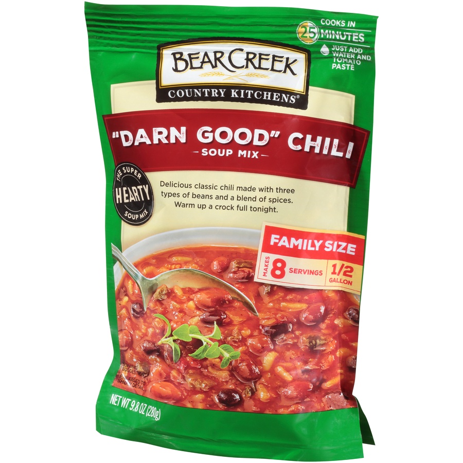 slide 3 of 8, Bear Creek Country Kitchens Family Size Darn Good Chili Chili Mix 9.8 oz, 9.8 oz