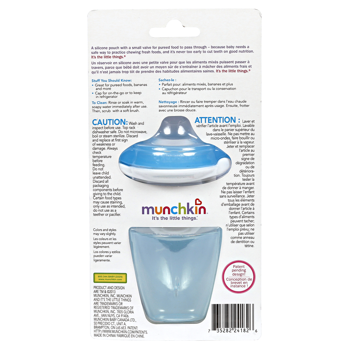 slide 2 of 2, Munchkin Baby Food Feeder, 1 ct